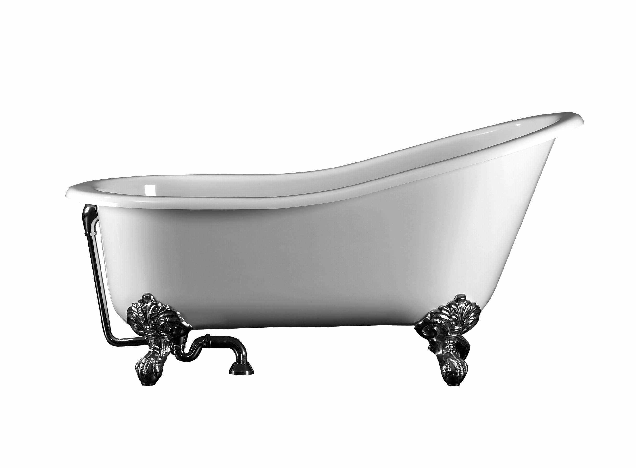 BANHEIRA DE IMERSÃO DOKA VICTORIA + ALBERT SLIPPER COM PÉS BRANCOS