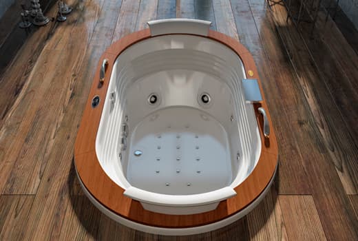 BANHEIRA DE HIDROMASSAGEM JACUZZI EUROPE WOOD
