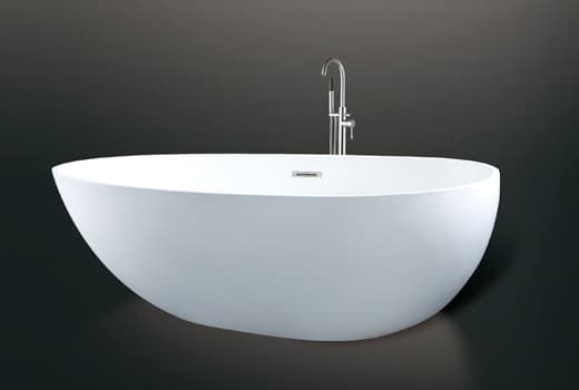BANHEIRA DE IMERSÃO JACUZZI ELIPSA POLIDA - SOLID SURFACE