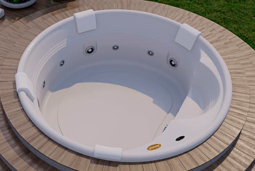 SPA JACUZZI J180 QUALITY SEM FECHAMENTO COM COBERTURA TÉRMICA