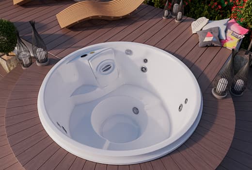 SPA JACUZZI J180 SEM FECHAMENTO COM COBERTURA TÉRMICA